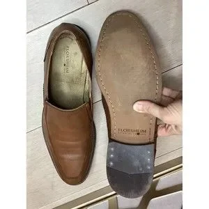 FLORSHEIM LEATHER BROWN MEN SLIP ON LOAFERS MEMORY FOAM FOOTBED 13 D Gore Florsheim | Shoes | Florsheim Leather Brown Men Slip On  main image 3